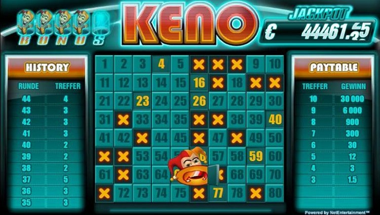 Can i buy keno tickets online